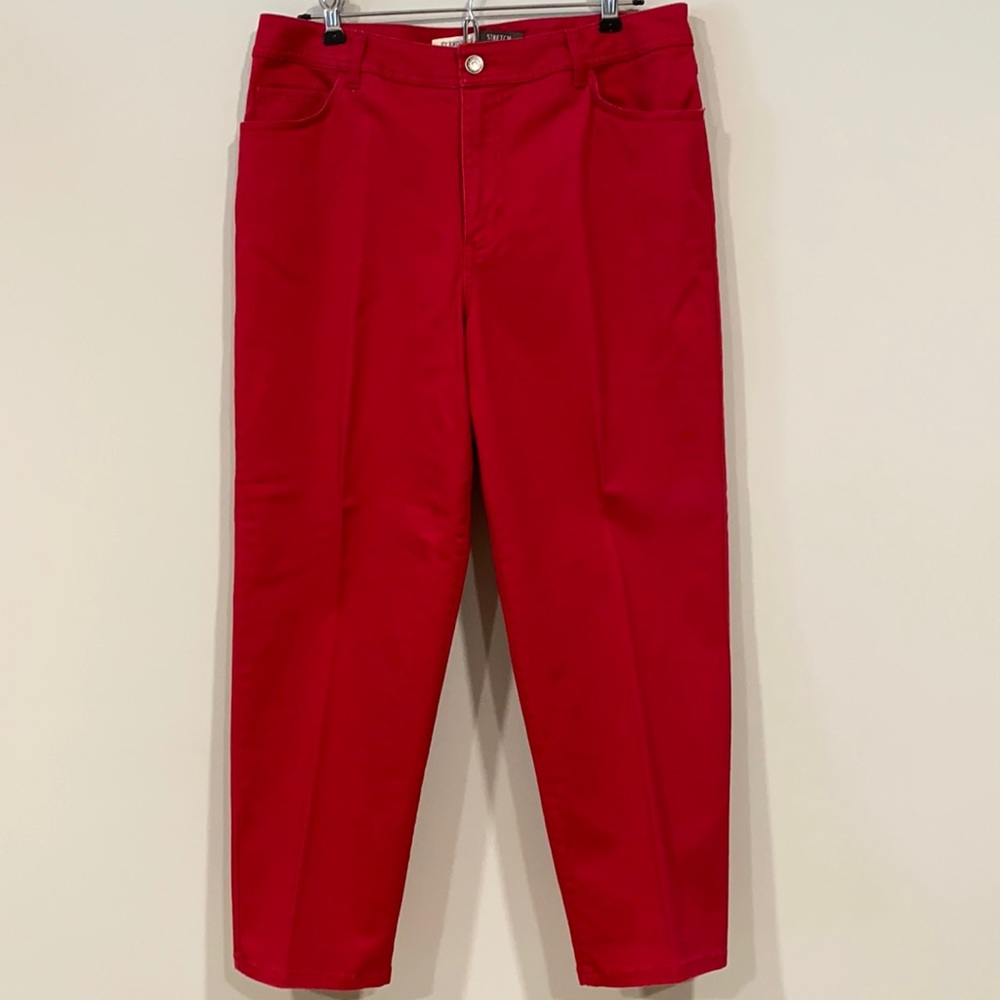 St. John’s Bay Red Stretch Denim Jean